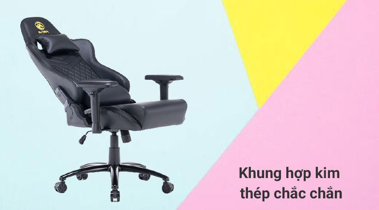 Ghế gaming E-dra EGC223 Rock Star RGB | Tay vịn điều chỉnh 4D linh hoạt