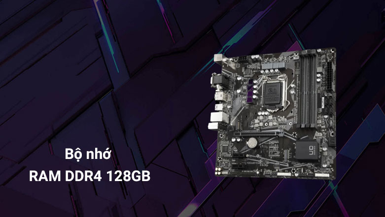 Bo mạch chủ Mainboard Gigabyte B560M DS3H | Bộ nhớ RAM DDR4