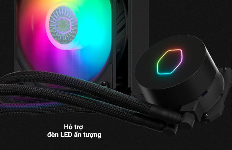 Tản nước AIO Cooler Master MasterLiquid ML240L ARGB V2 | Hỗ trợ led ấn tượng