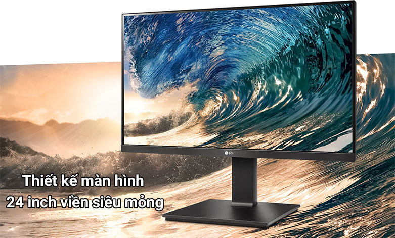 Màn hình LCD 24'' LG 24QP550-B.ATV| Thiết kế màn hình 24 inch 