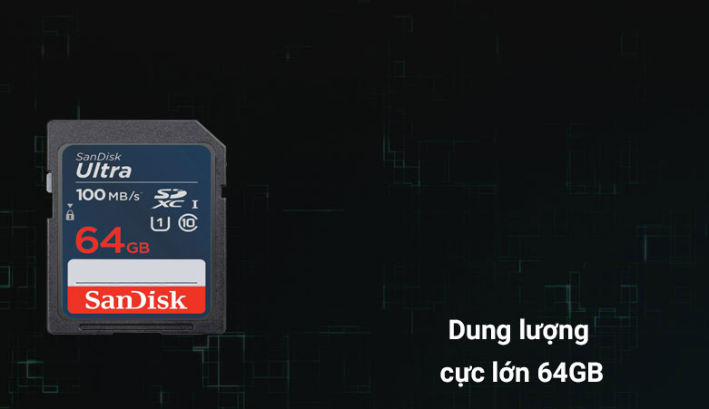 Thẻ nhớ Sandisk Ultra SDXC 64GB Class 10 100MB/s SDSDUNR-064G-GN3IN | Dung lượng cực lớn 64GB