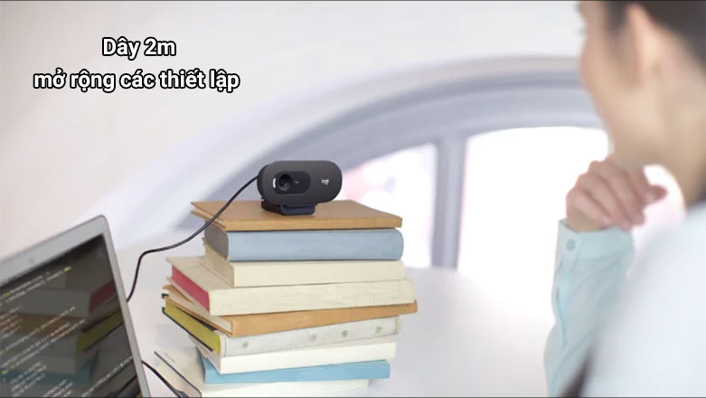 Thiết bị ghi hình/ Webcam Logitech C505| Dây 2m