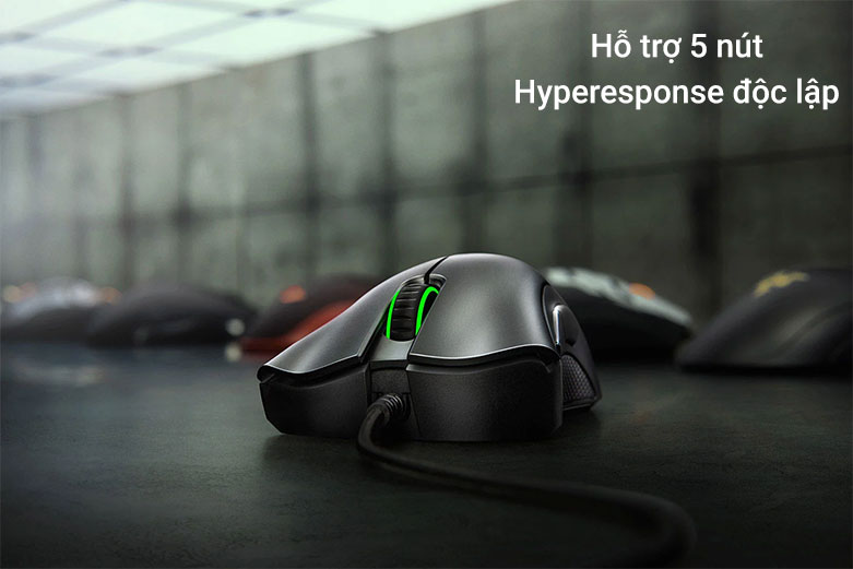 Chuột gaming Razer DeathAdder Essential - RZ01-03850100-R3M1| Công tắc cơ học bền bỉ