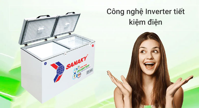 TỦ ĐÔNG MÁT SANAKY INVERTER 200 LÍT VH-2599W3 ĐỒNG | Khả năng làm lạnh sâu