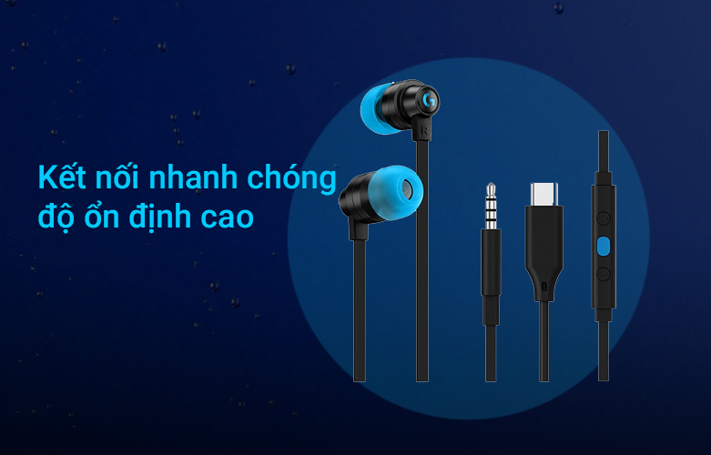 Tai nghe Logitech G333 (Đen) | Kết nối nhanh chóng độ ổn định cao