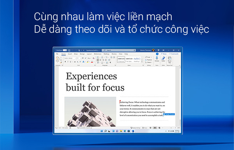 Phần mềm Microsoft Office Home and Student 2021 English APAC EM Medialess | Cùng nhau làm việc liền mạch