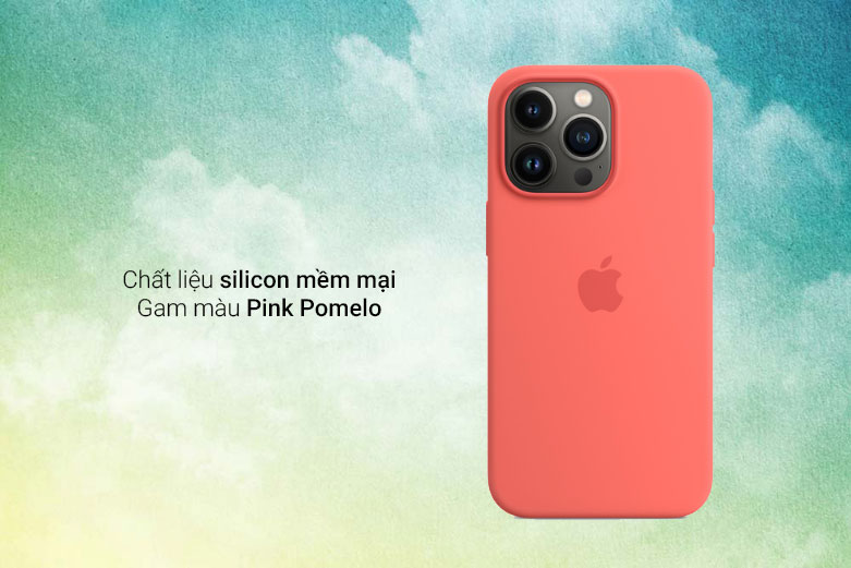 iPhone 13 Pro Silicone Case with MagSafe| Chất liệu silicone mềm mại