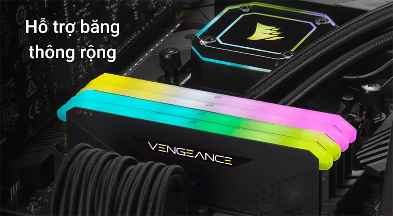 Bộ nhớ/ Ram Desktop Corsair Vengeance RGB RS 16GB | Đèn LED RGB ấn tượng