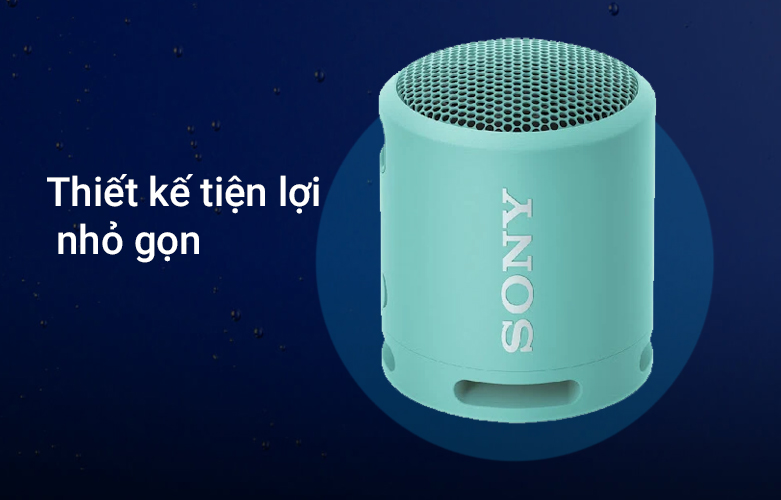 Loa bluetooth Sony SRS-XB13/LICE (Xanh ngọc) | Thiết kế tiện lợi