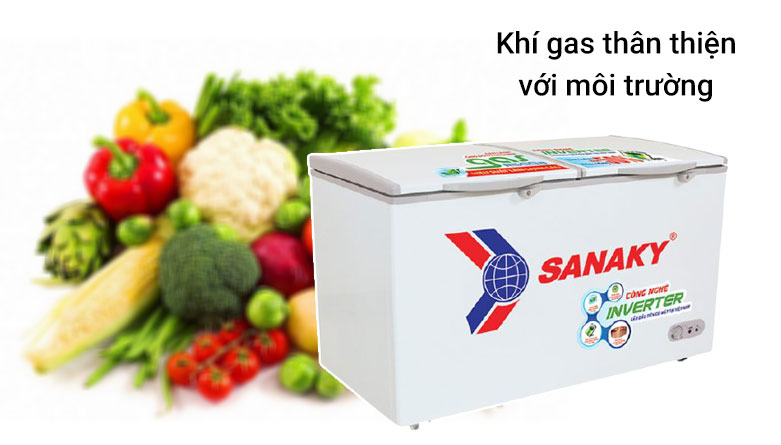 TỦ ĐÔNG SANAKY INVERTER 320 LÍT VH-4099A3 ĐỒNG | Công nghệ tiết kiệm điện