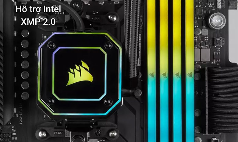 Bộ nhớ/ Ram Desktop Corsair Vengeance RGB RS 16GB | Thiết kế tản nhiệt nhôm