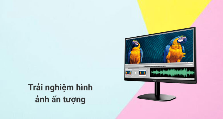 Màn hình LCD AOC 23.8'' 24B2XHM| Thiết kế sang trọng tuyệt đẹp 