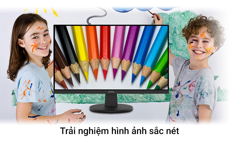 Màn hình LCD MSI 23.8'' MP242v (1920 x 1080, IPS, 75Hz, 5ms)| Công cụ học tập thuận tiện