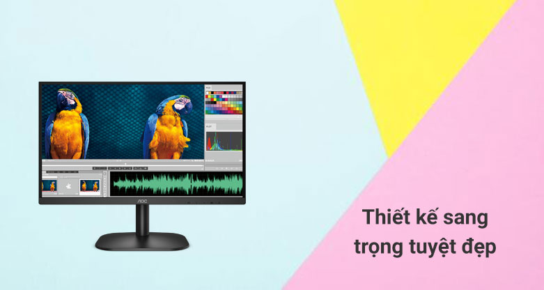 Màn hình LCD AOC 23.8'' 24B2XHM| Tích hợp phần mềm đa nhiệm