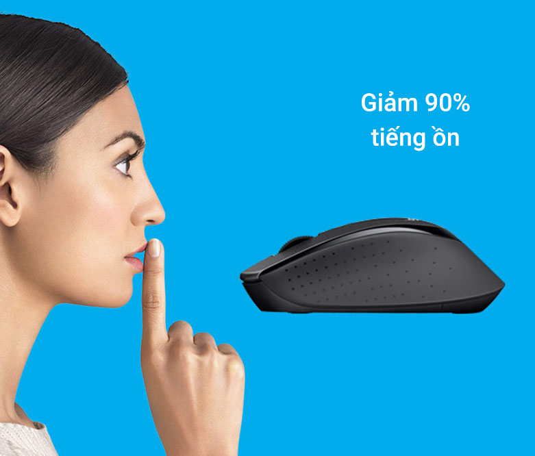 Chuột không dây Logitech M330 (Đen) | Độ phân giải ấn tượng