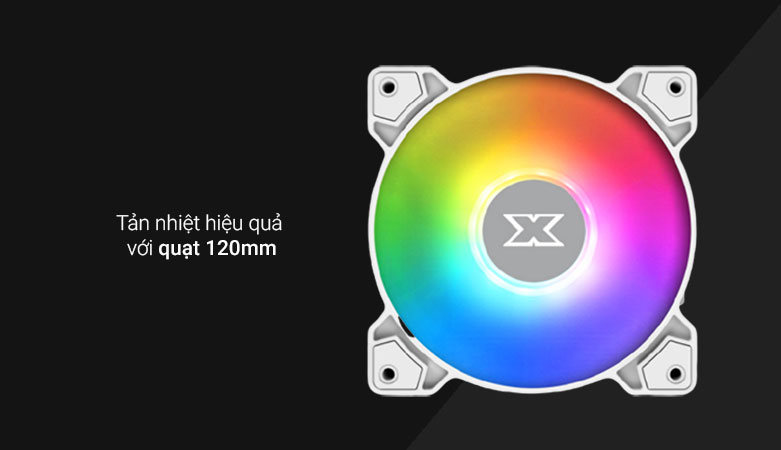 Quạt/ Fan case Xigmatek STARZ X20A Arctic | Tản nhiệt hiệu quả với quạt 120mm