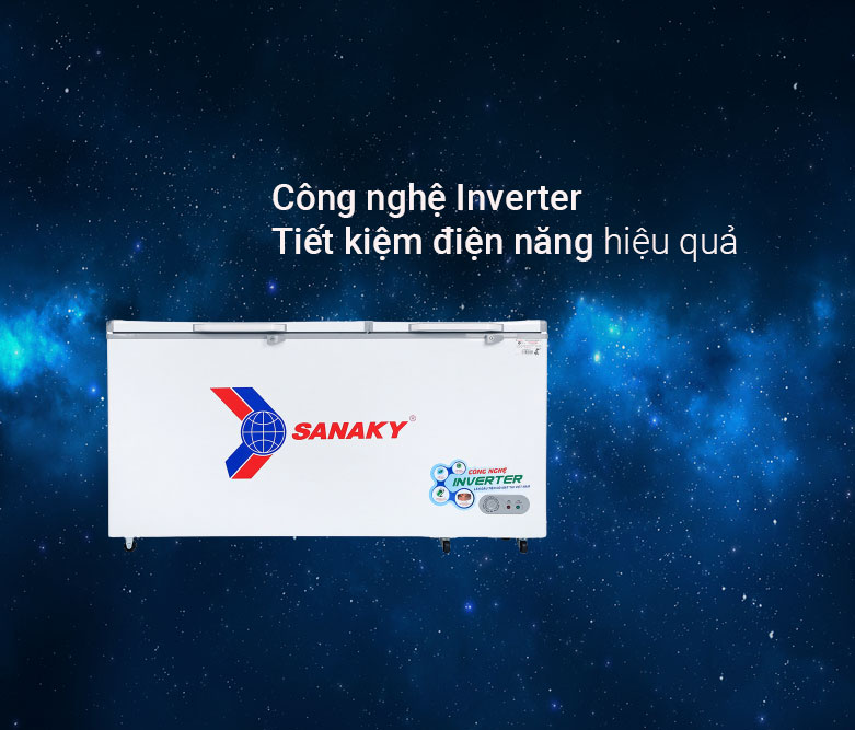 TỦ ĐÔNG SANAKY INVERTER 530 LÍT VH-6699HY3 ĐỒNG | Dàn lạnh ống đồng