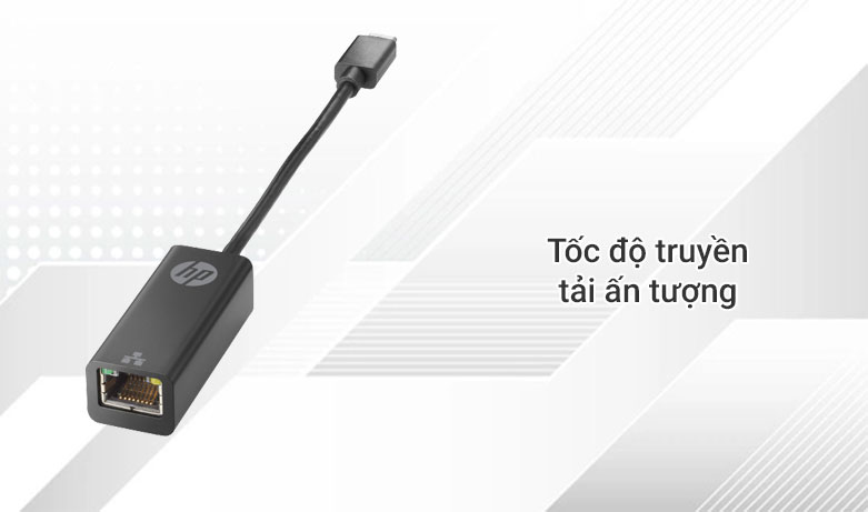 Cáp chuyển Type C to RJ45 HP DHC-CT208 8WW45AA| Kết cấu hoàn thiện chắc chắn