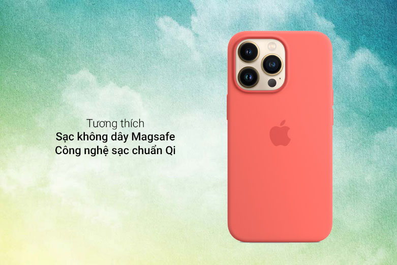 iPhone 13 Pro Silicone Case with MagSafe| Tương thích vơi sạc không dây 