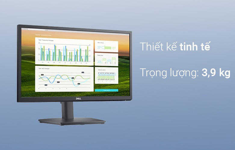 Màn hình LCD Dell 21.5'' E2222HS | Thiết kế tinh tế