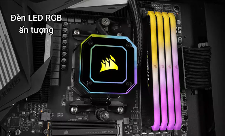 Bộ nhớ/ Ram Desktop Corsair Vengeance RGB RS 16GB | Hỗ trợ Intel XMP 2.0