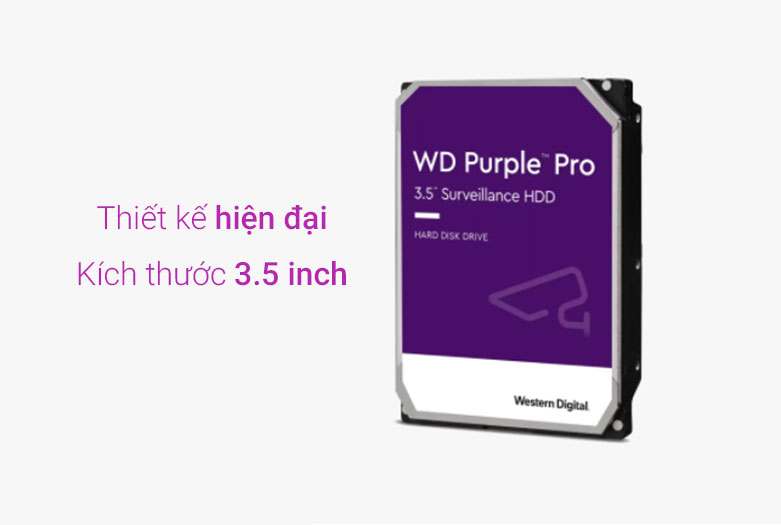 Ổ cứng camera HDD WD Purple Pro 10TB 3.5" SATA3 | Tốc độ nhanh chóng