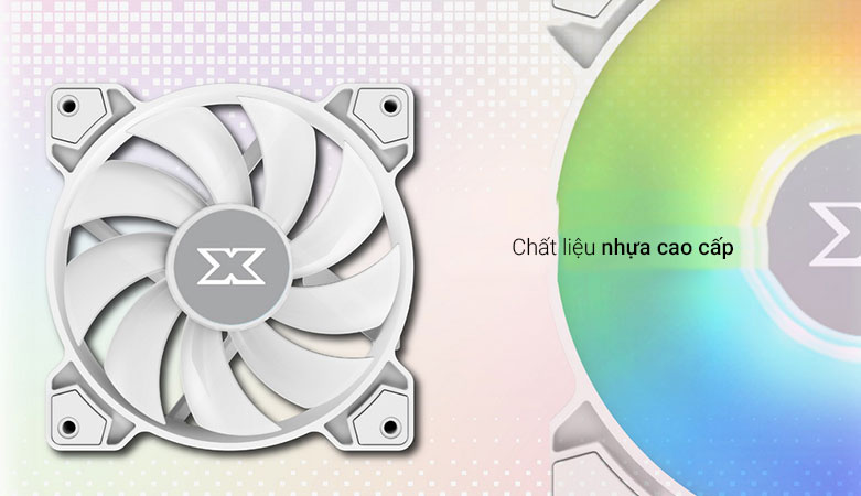Quạt/ Fan case Xigmatek STARZ X20A Arctic | Chất liệu nhựa cao cấp