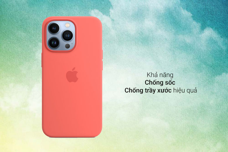 iPhone 13 Pro Silicone Case with MagSafe| Khả năng chống sốc 