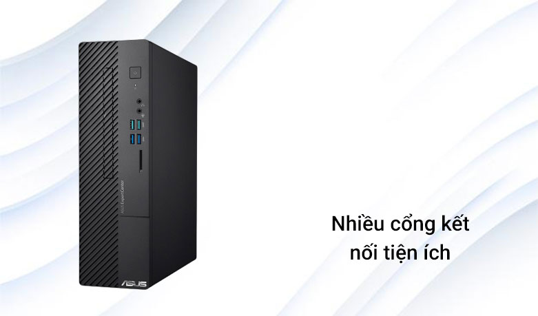 Máy tính để bàn/ PC ASUS D500SC (i3-10105/4GB/256GB SSD/AC+BT/KB+M/No OS/Đen/ 2Yrs)| Lưu trữ lớn 256GB