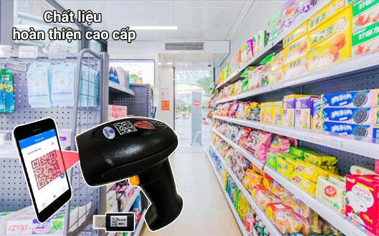 Máy quét mã vạch TOPCASH AL-96E| Chất liệu hoàn thiện cao cấp