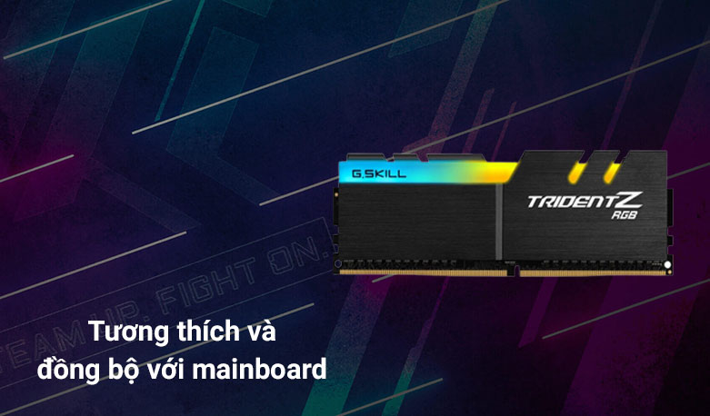 Ram G.Skill Trident Z RGB 32GB | Đồng độ mainboard