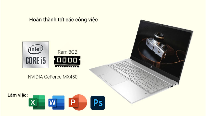 Laptop HP Pavilion 15-eg0506TX | Hoàn thành tốt các công việc