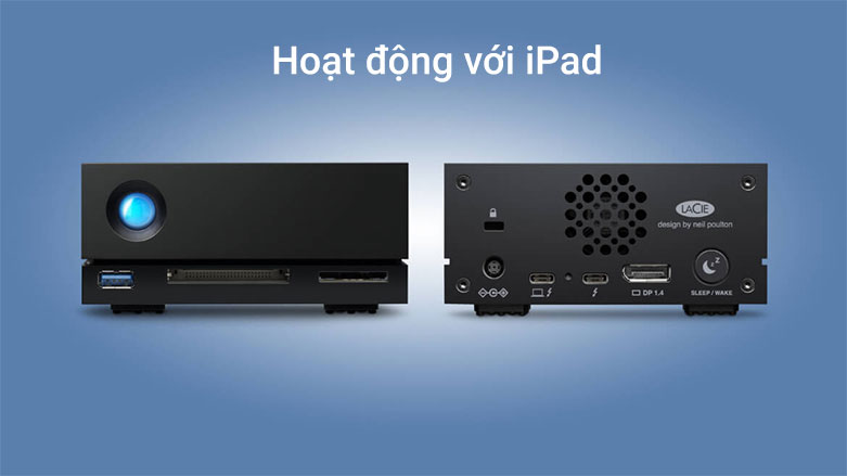 Ổ cứng để bàn HDD Lacie D2 Professional 10 TB USB 3.1 Type C.0 | Hoạt động với iPad