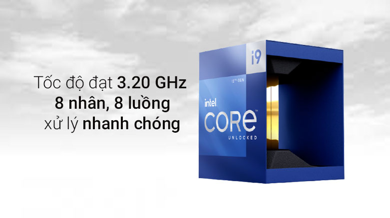 Bộ vi xử lý/ CPU Intel Core i9-12900K 16 Core (8P+8E) 3.2 GHz Alder Lake 12th Gen LGA 1700 125W | Tốc độ đạt 3.20 GHz