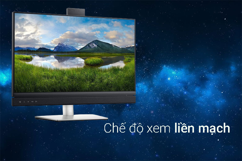 Màn hình LCD Dell 23.8'' C2422HE (1920 x 1080, IPS, 60Hz, 5ms GtG) | Hiệu ứng hiển thị màu thực tế