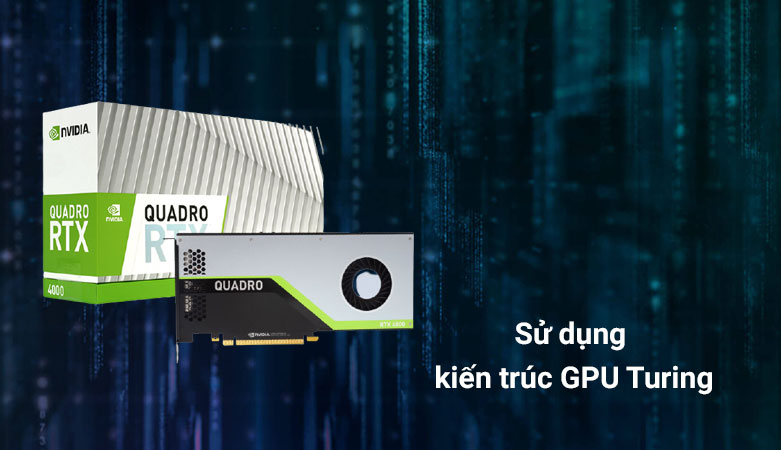 VGA Leadtek NVIDIA Quadro RTX4000 8GB GDDR6 | Sử dụng kiến trúc GPU