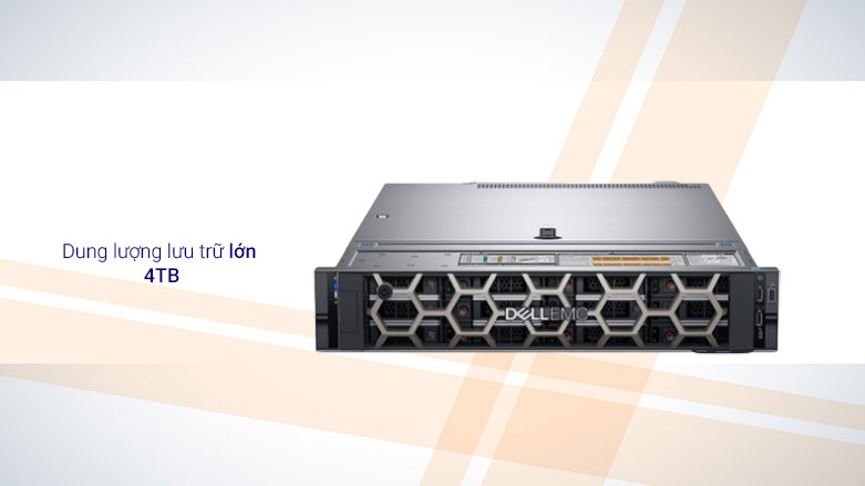 Máy chủ Server Dell PowerEdge R540 (42DEFR540-416) | Dung lượng lưu trữ lớn 4TB