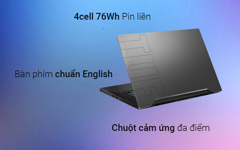 Máy tính xách tay/ Laptop Asus FX516PM-HN002W (i7-11370H) (Xám) | 4cell 76Wh pin liền