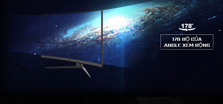 Màn hình LCD MSI 27'' Optix G27C7 (1920 x 1080, VA, 165Hz, 1ms, Freesync Premium) | Hỗ trợ góc nhìn ấn tượng