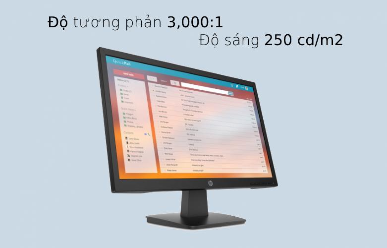 Màn hình LCD HP 21.5'' P22va G4 | Độ tương phản 3,000:1