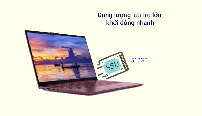 Máy tính xách tay/ Laptop Lenovo Yoga Slim 7 14ITL05-82A300A6VN | Dung lượng lưu trữ lớn