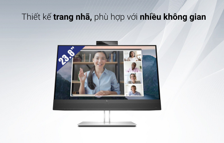 Màn hình LCD HP 23.8" E24mv G4 | Thiết kế trang nhã, phù hợp với nhiều không gian