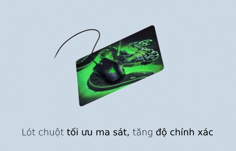 Combo Chuột Razer Abysuss Lite + Lót chuột Razer Goliathus Mobile Construction Edition | Lót chuột tối ưu ma sát