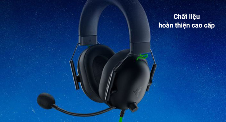 Tai nghe Razer BlackShark V2 X (Đen)| Chất liệu hoàn thiện cao cấp