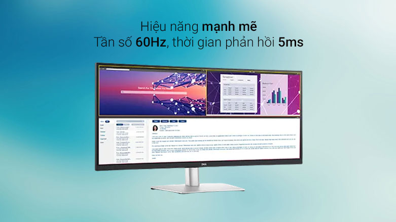 Màn hình LCD Dell 34'' P3421W (3440 x 1440, IPS, 60Hz, 5ms GtG) | Bề mặt chống chói lóa