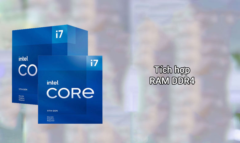 Bộ vi xử lý/ CPU Intel Core i7-11700F 2.50 Up to 4.90GHz, 16M, 8 Cores 16 Threads | Tích hợp RAM DDR4