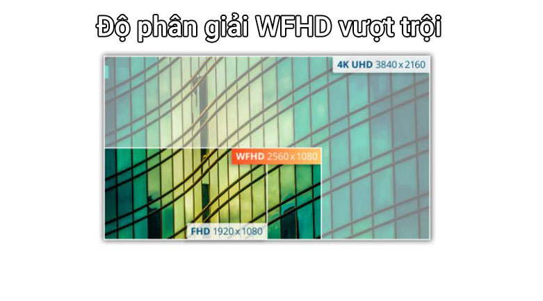 Màn hình LCD AOC 34'' Q34E2A | Độ phân giải WFHD vượt trội