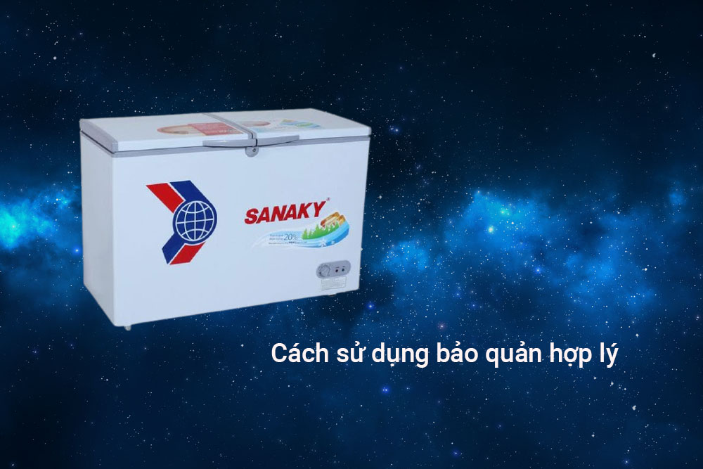 TỦ ĐÔNG MÁT SANAKY INVERTER 500 LÍT VH-6699W3 ĐỒNG (R600A) | Cách sử dụng bảo quản hợp lý 