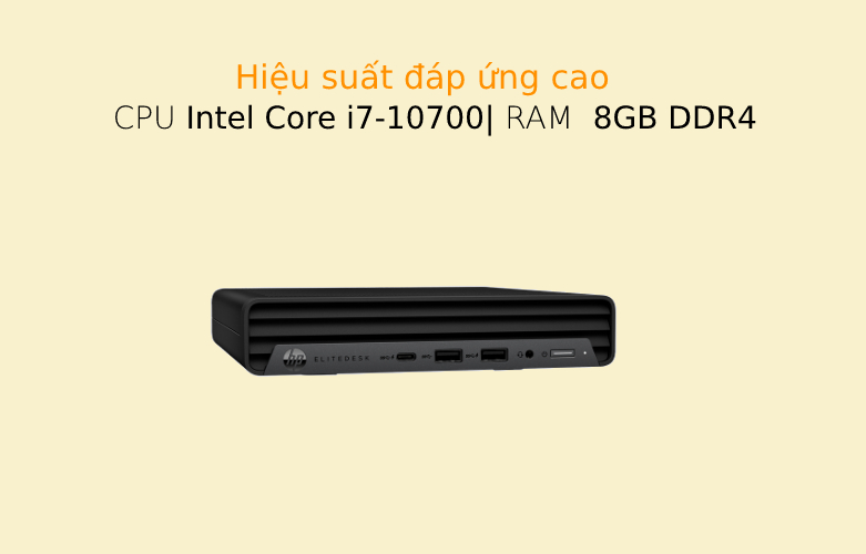 Máy tính để bàn/ PC HP EliteDesk 800 G6 Desktop Mini | Hiệu suất đáp ứng cao