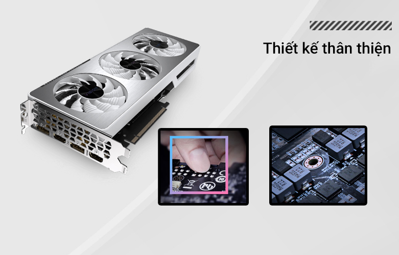 Card màn hình/ VGA Gigabyte GeForce RTX 3060 VISION OC 12G | thiết kế thân thiện